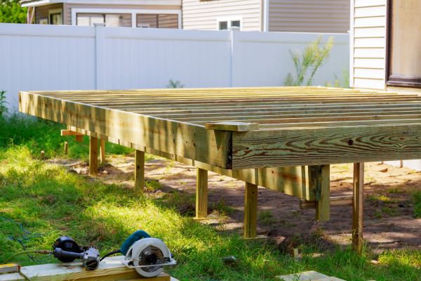 Elevated Deck Installation in Dacula