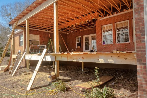 Porch Columns Installation in Dacula