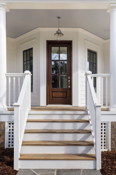 Stoop Railing Installation in Dacula