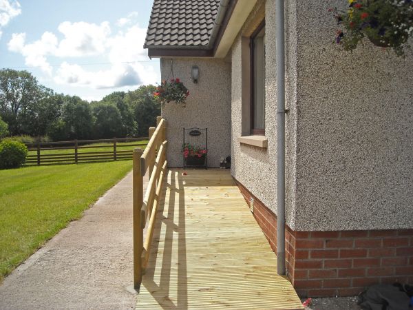 Hardwood Ramp Installation in Dacula