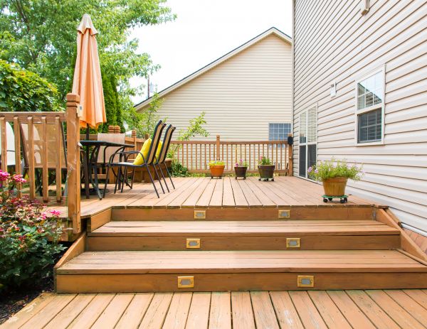 Wooden Patio Installation in Dacula